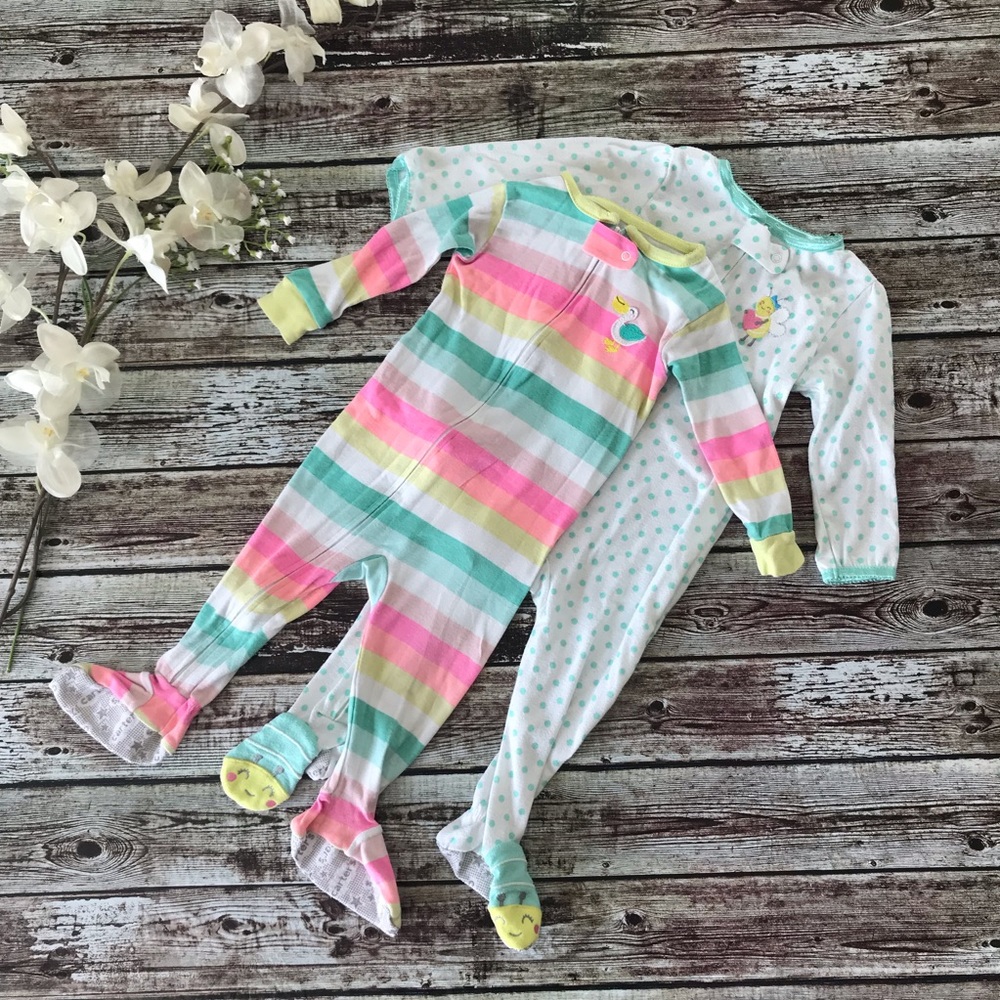 Carter’s Footie Pajamas (2 pair)
